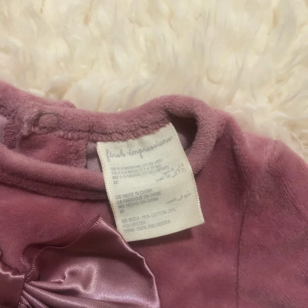 First impression baby girl tutu coverall size 9m